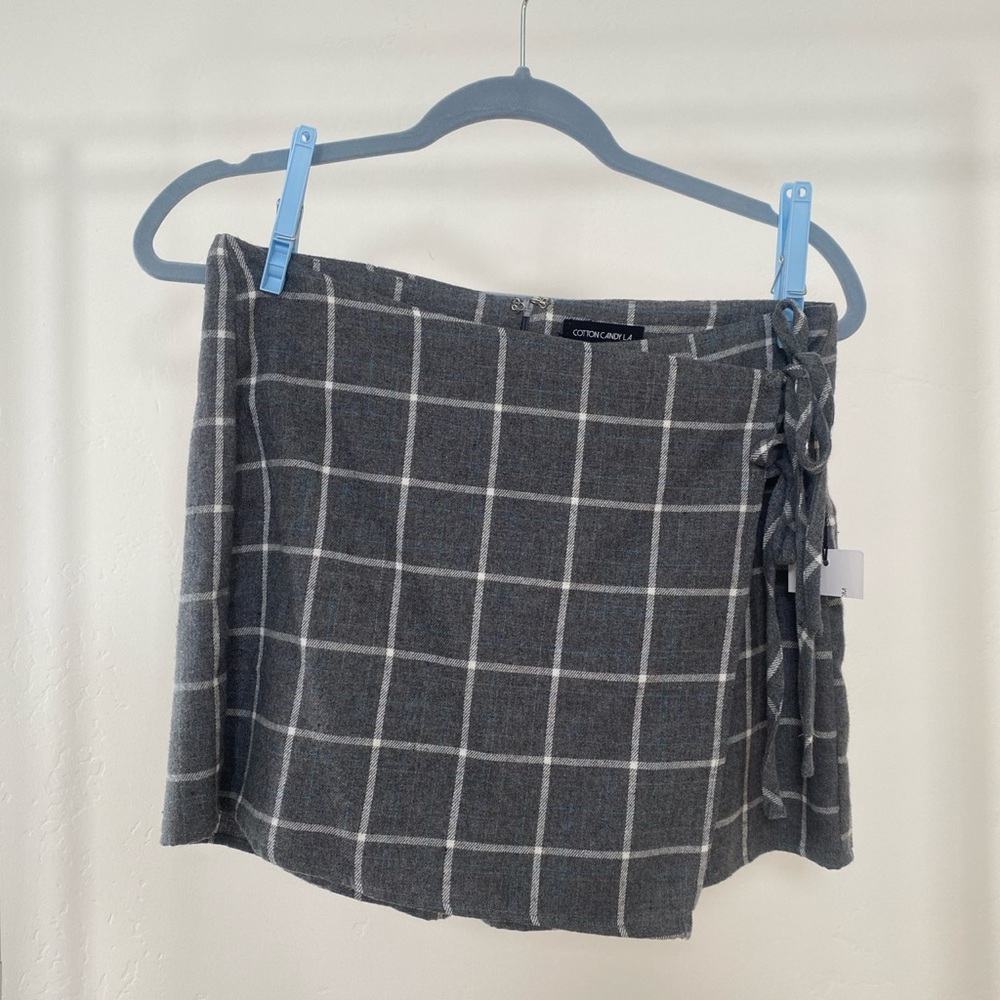 Plaid Skort - Cotton Candy LA